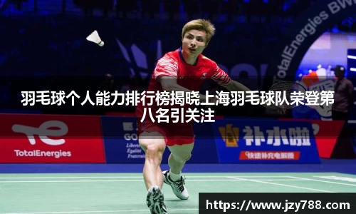 羽毛球个人能力排行榜揭晓上海羽毛球队荣登第八名引关注